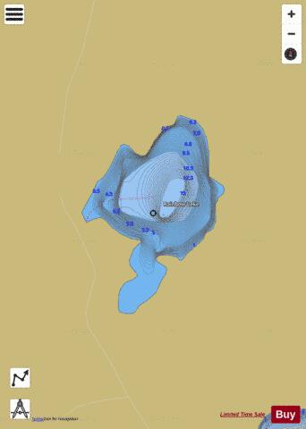 Rainbow Trout Lake depth contour Map - i-Boating App