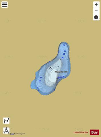 Sandpiper Lake depth contour Map - i-Boating App