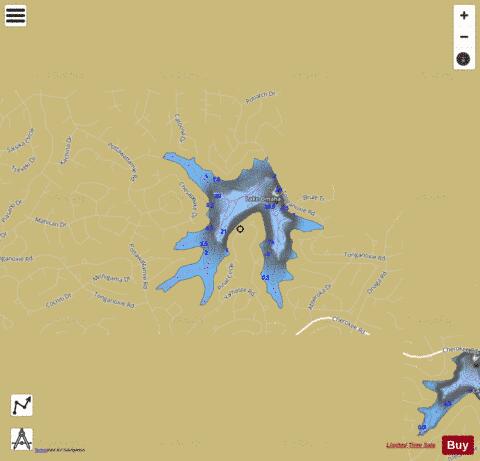 Lake Omaha depth contour Map - i-Boating App