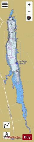 Stony Gorge Reservoir depth contour Map - i-Boating App