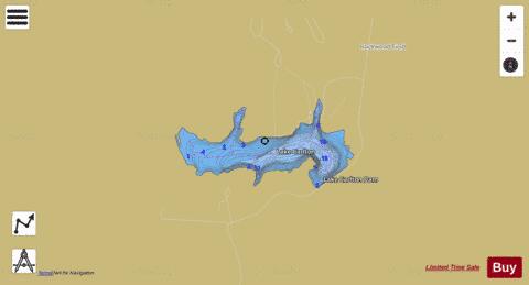 Lake Carlton depth contour Map - i-Boating App