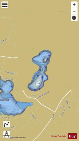 Lake Archer depth contour Map - i-Boating App
