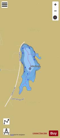 Lake George depth contour Map - i-Boating App