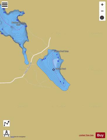 Yokum Pond depth contour Map - i-Boating App