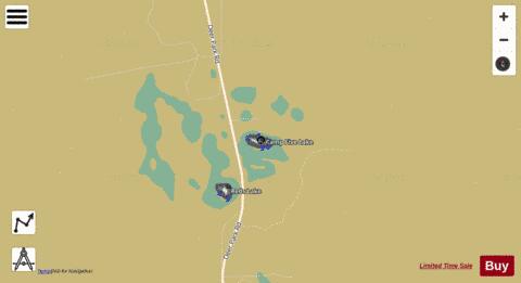 Camp Five Lake ,Luce depth contour Map - i-Boating App