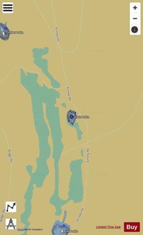 Clear Lake ,Crawford depth contour Map - i-Boating App