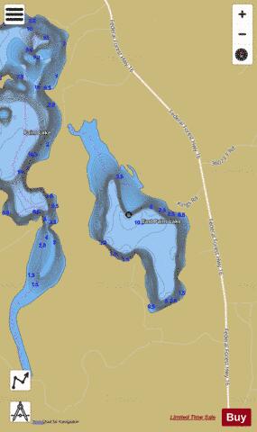 East Paint depth contour Map - i-Boating App