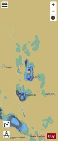 Island Lake ,Wexford depth contour Map - i-Boating App