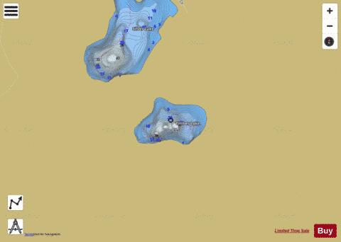 Timber Lake ,Iron depth contour Map - i-Boating App