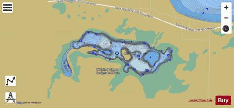 Rat Lake depth contour Map - i-Boating App