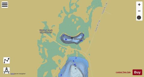 Faherty Lake depth contour Map - i-Boating App