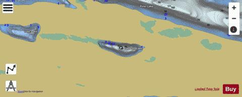 Gadwall Lake depth contour Map - i-Boating App