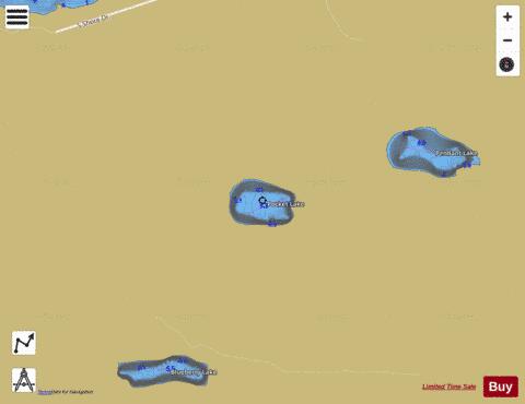 Pocket Lake depth contour Map - i-Boating App