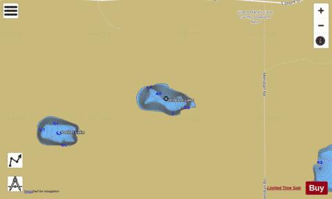 Pendant Lake depth contour Map - i-Boating App