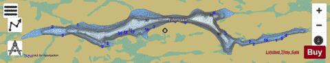Finn Lake depth contour Map - i-Boating App