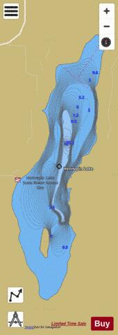 Hennepin Lake depth contour Map - i-Boating App