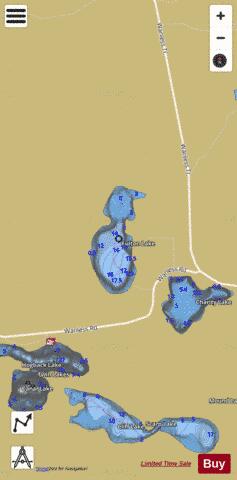 Fulton Lake depth contour Map - i-Boating App