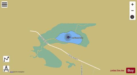 Leskinen Lake depth contour Map - i-Boating App