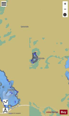 Shoofly Lake depth contour Map - i-Boating App