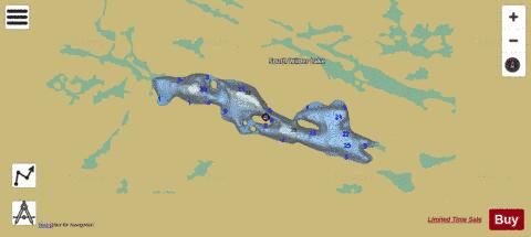 South Wilder Lake depth contour Map - i-Boating App