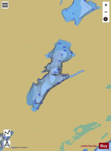 Tin Can Mike Lake depth contour Map - i-Boating App