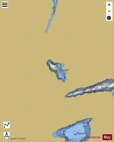 Alruss Lake depth contour Map - i-Boating App