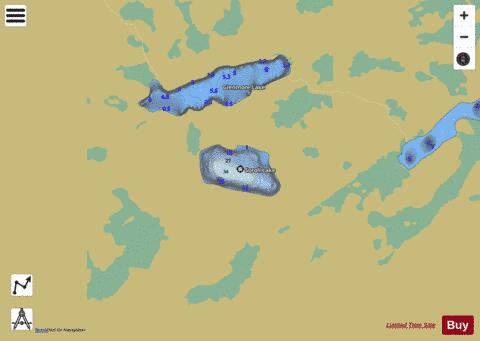 Soroll Lake depth contour Map - i-Boating App