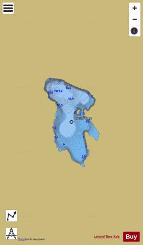 Lucille Lake depth contour Map - i-Boating App
