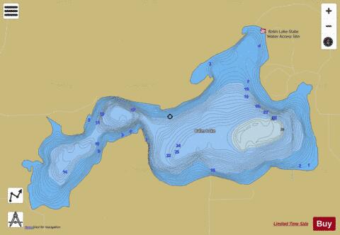 Lake Balm depth contour Map - i-Boating App