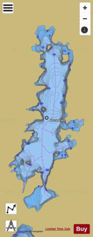 Lake Horse depth contour Map - i-Boating App