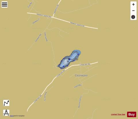 Iliff Lake depth contour Map - i-Boating App