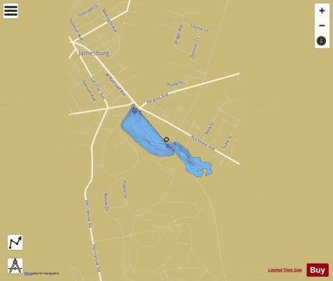 Manalapan Lake depth contour Map - i-Boating App
