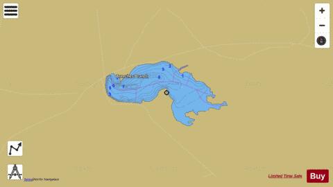 Oswego Lake depth contour Map - i-Boating App