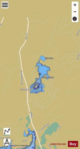 Panther Pond depth contour Map - i-Boating App
