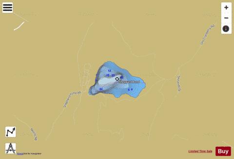 Shepherd Lake depth contour Map - i-Boating App