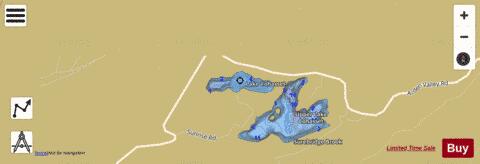 Lake Cohasset depth contour Map - i-Boating App