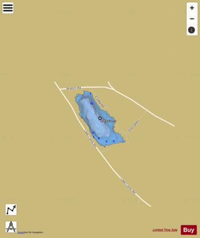 Lake Como depth contour Map - i-Boating App