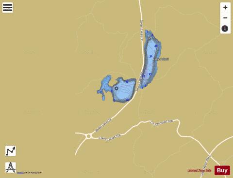 Lake Skannatati depth contour Map - i-Boating App