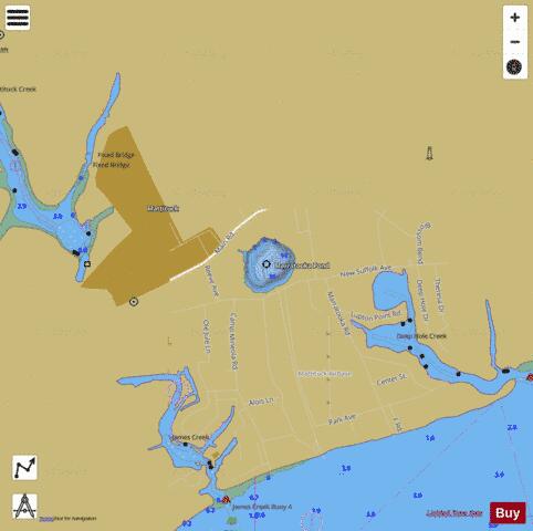 Marratooka Lake depth contour Map - i-Boating App