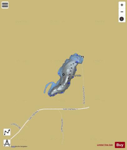 Portaferry Lake depth contour Map - i-Boating App