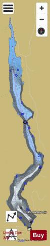 Rio Reservoir depth contour Map - i-Boating App