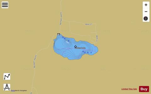 Sucker Lake depth contour Map - i-Boating App