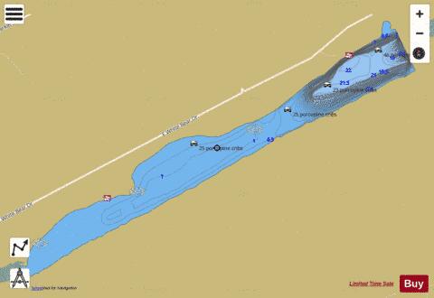 Mauch Chunk Lake depth contour Map - i-Boating App