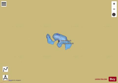 Lake Mishnock depth contour Map - i-Boating App