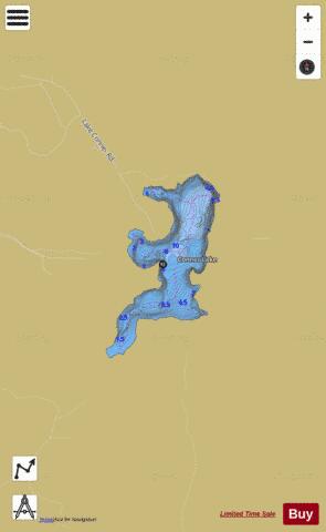 Conner Lake depth contour Map - i-Boating App