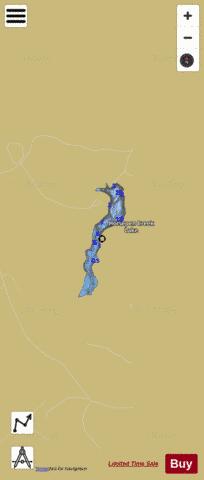 Horesepen Lake depth contour Map - i-Boating App