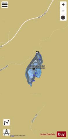 Buck Lake Nbsp Woodbury depth contour Map - i-Boating App
