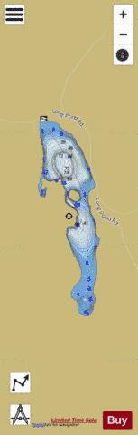 Long Pond Westmore depth contour Map - i-Boating App