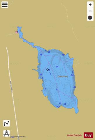 Winona Bristol depth contour Map - i-Boating App