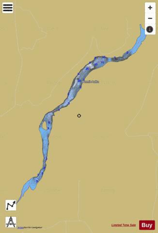Bonnie Lake,  Whitman County depth contour Map - i-Boating App